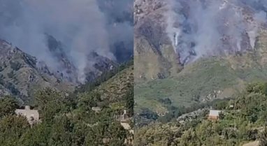 Zjarri në malin e Dukatit ende aktiv, rrezikohet parku kombëtar i