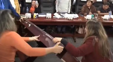 VIDEO/ Brawl in Bolivian parliament, deputies physically clash