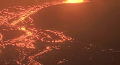 Video/ Shp&euml;rthen vullkani Kilauea n&euml; Hawai