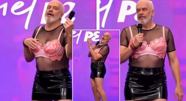 Rama appears in a miniskirt, commentators 'massacre' him: Is the boy