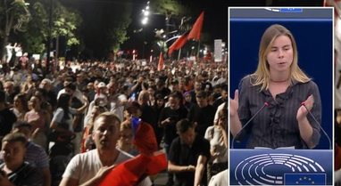 MEP raises voice on protests in Albania: Where is public money going?