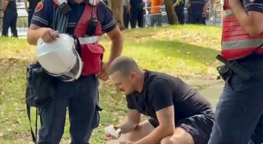 Berisha publishes footage of bloodied protester: I condemn violence against