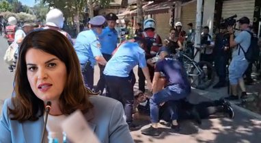 Ko&ccedil;iu defends the police and remains silent about violence against