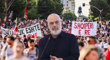 Albanians have been demanding his removal for 35 days, Rama blames the