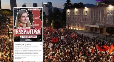 French MEP joins protests in Albania: Support for the "Pink Flamingo