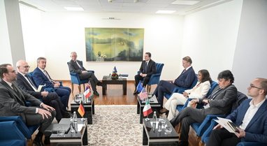 Kurti meets QUINT: Talks about membership in the Council of Europe and political