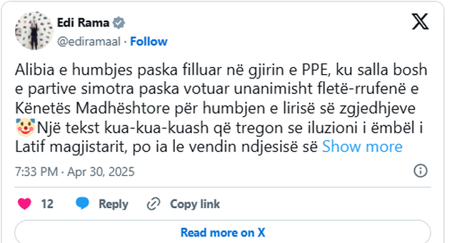 Rezoluta e PPE për zgjedhjet, vjen reagimi i parë nga Rama: Një
