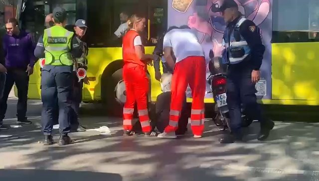 Accident at 9-story building in Tirana, two injured
