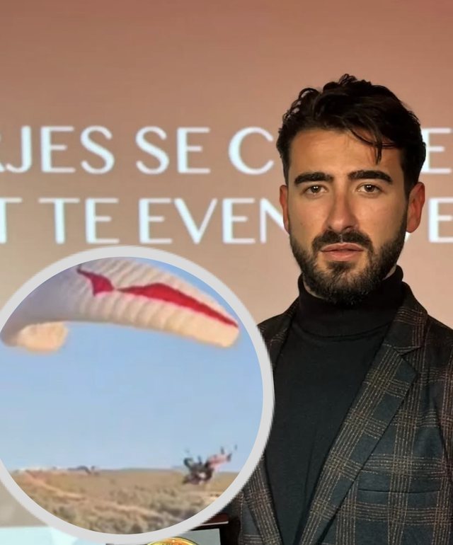 Jonathan Islam falls from a parachute