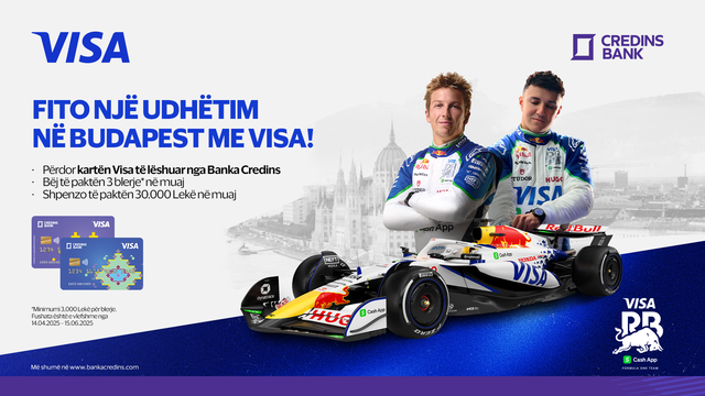 Visa & Credins bank një tjetër bashkëpunim strategjik! Jepi