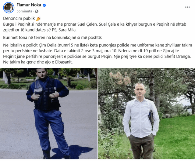 Denoncimi/ Suel Çela e ka kthyer burgun e Peqinit në shtab zgjedhor