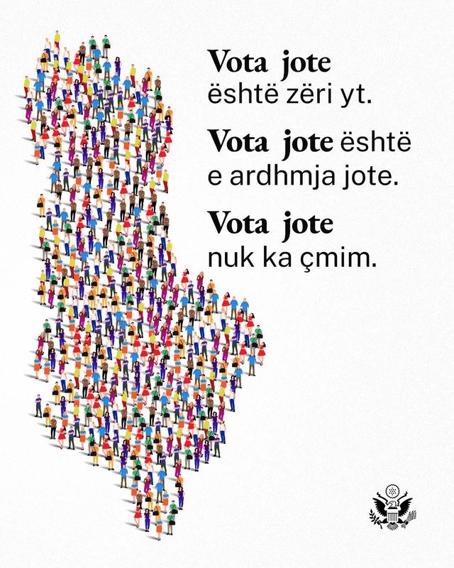"Vota nuk ka çmim", ambasada e SHBA në Tiranë