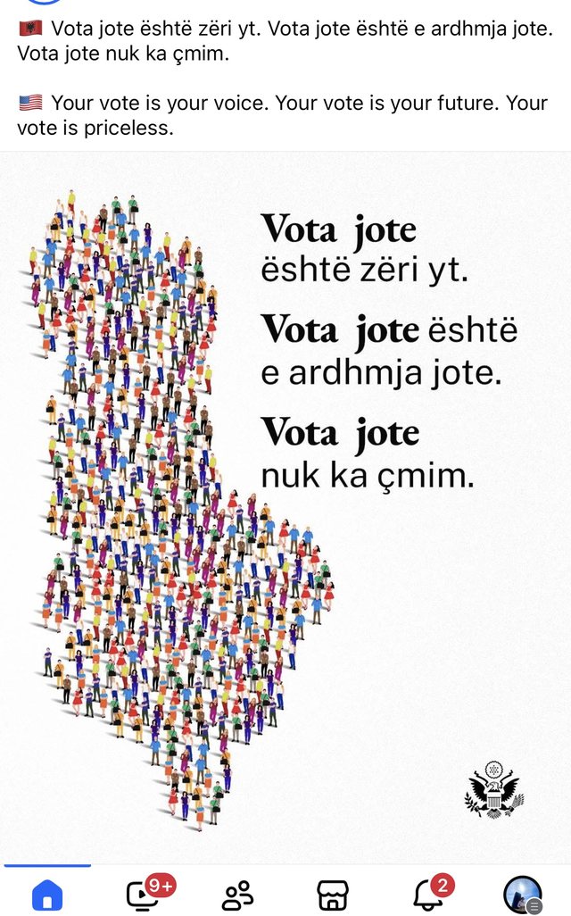 "Vota nuk ka çmim", ambasada e SHBA në Tiranë