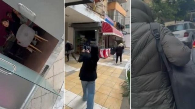 Tension at the shelter of patronage activists, police escort 3 people