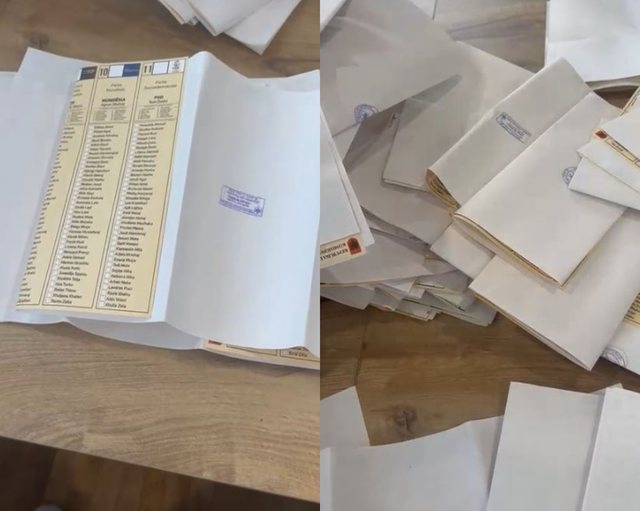 146 more ballot boxes to be counted, how many votes have the parties received at