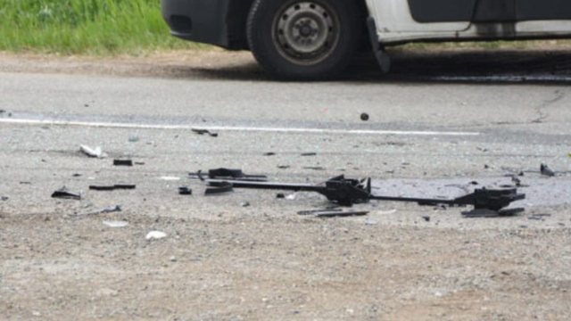 Accident near the "Ismail Qemali" school in Tirana, motorcyclist