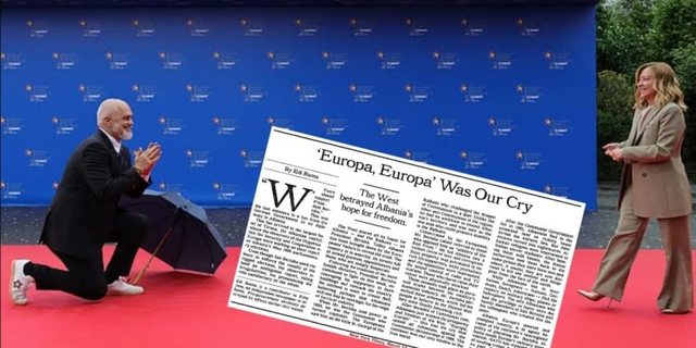 Kur Edi Rama godiste Evropën se mbyllte sytë për