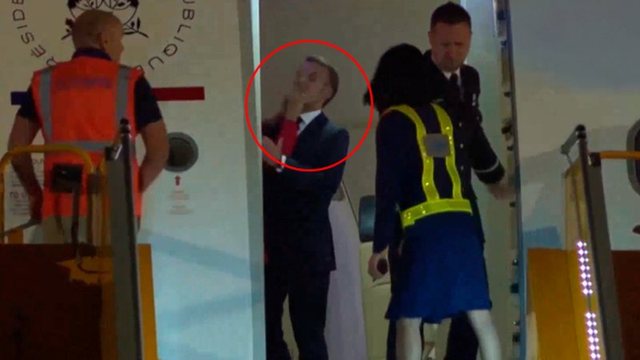 Macron reagon pas shuplakës nga gruaja: Po bënim shaka, siç