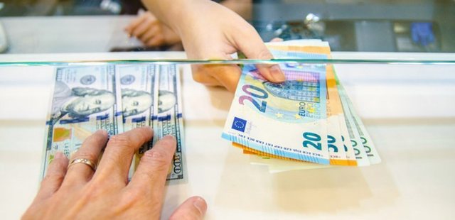 Foreign exchange/ How much foreign currencies are bought and sold today