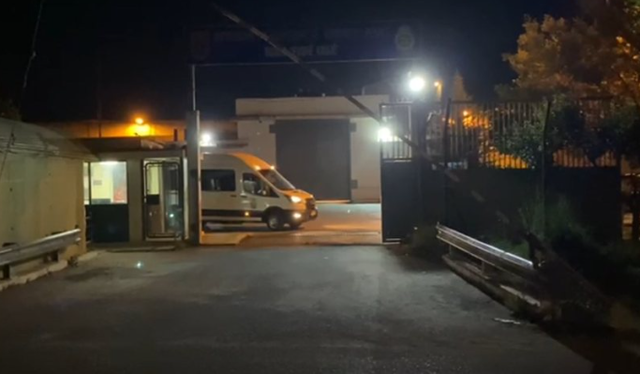 TNT explosion inside the Fushe Kruja prison compound
