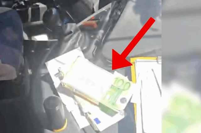 They were taking €74,000 and fake documents out of Albania, 2 in handcuffs