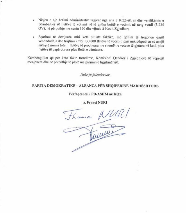 DP-ASHM demands urgent investigation by CEC: Over 130 thousand ballots are