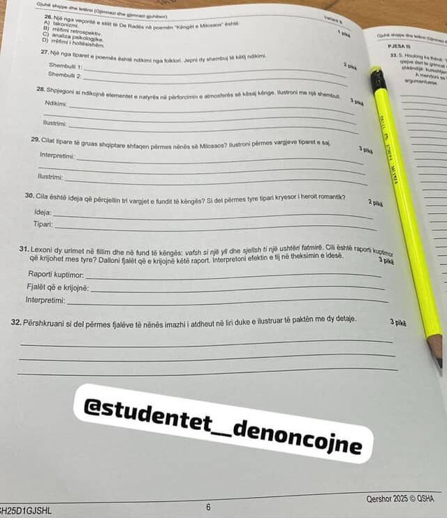 It's happening again, the Language and Literature exam theses are out
