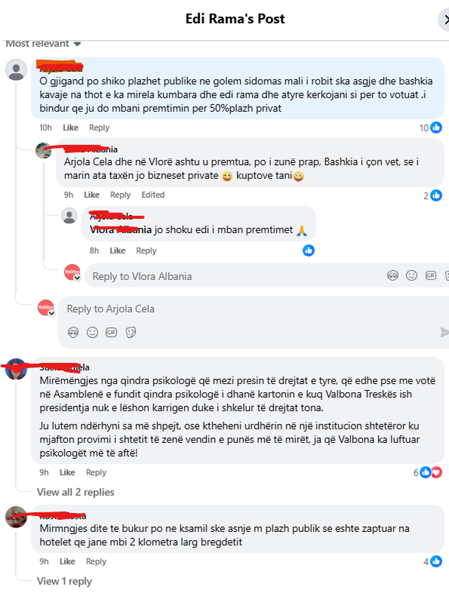 Rama talks on Facebook about pearls on the coast, citizens refute his