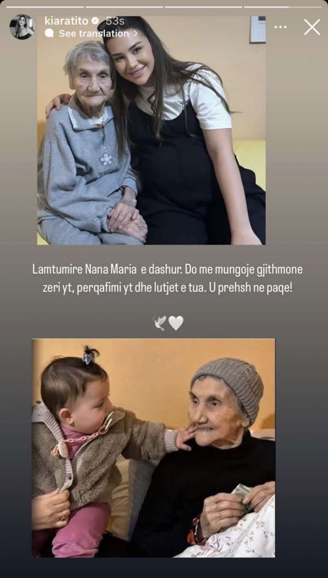 Kiara Tito "in mourning", experiences great pain: I will always miss