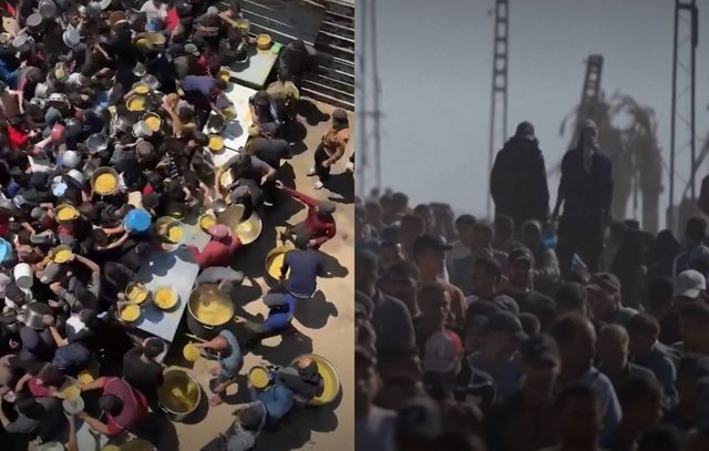 Inside the food war in Gaza/ The touching story of two young people defying