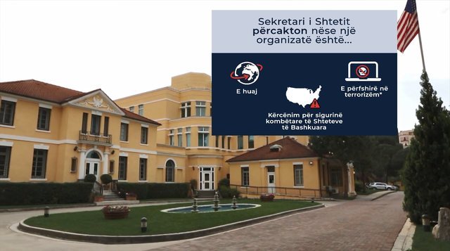 How does the US define terrorist organizations? US Embassy in Tirana clarifies