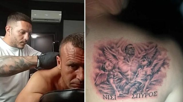 Albanian man who dived into river to save his two deceased children from