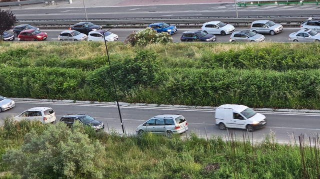 Tourism in traffic, when roads undo success