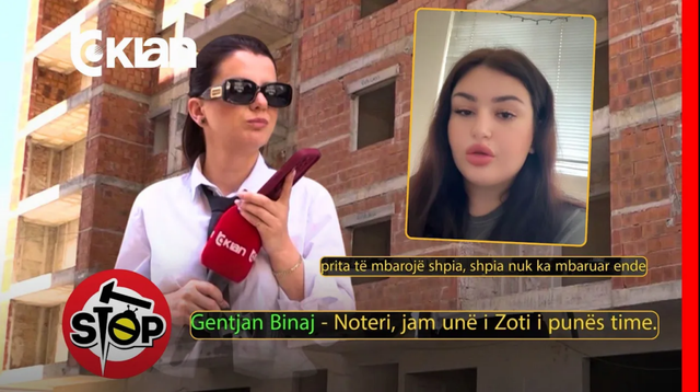 "What a notary contract, I'm the boss myself!" Builder in Vlora