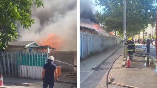 Street market in Durrës engulfed in flames