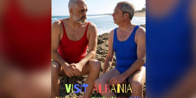 On the side of Albanians or personal image, how did Rama use the debate with