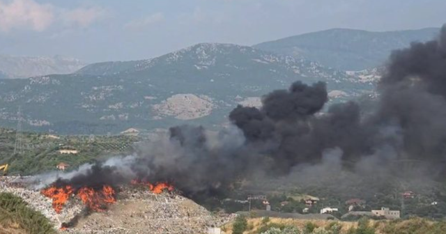 Vijon zjarri në inceneratorin e Elbasanit, tymi toksik rrezikon