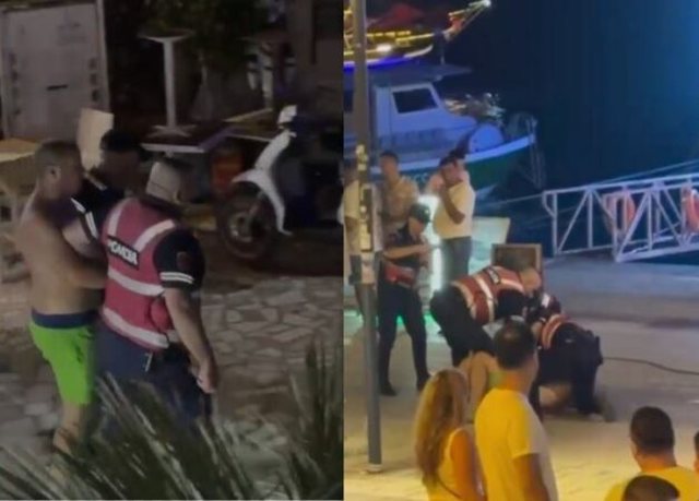 Sarandë/ I riu italian lëvizte me thikë në mes të