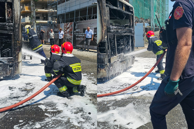 Shkrumbohet nga zjarri urbani i linjës Tiranë-Kamëz