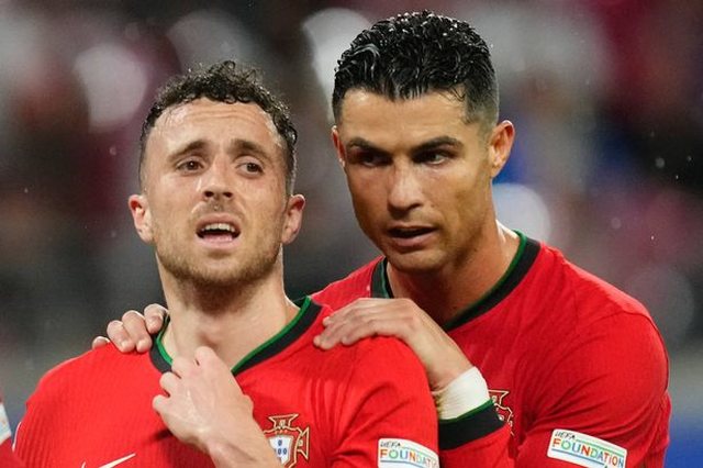 Where is Ronaldo after missing Diogo Jota's funeral?