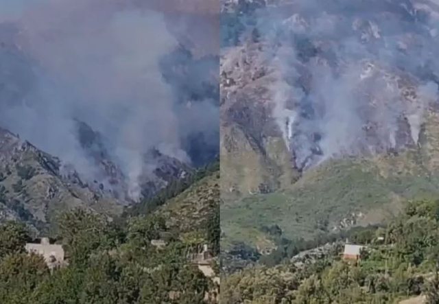 Zjarri në malin e Dukatit ende aktiv, rrezikohet parku kombëtar i
