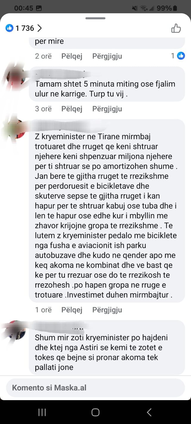 “5 minuta miting”, qytetarët shpërthejnë kundër