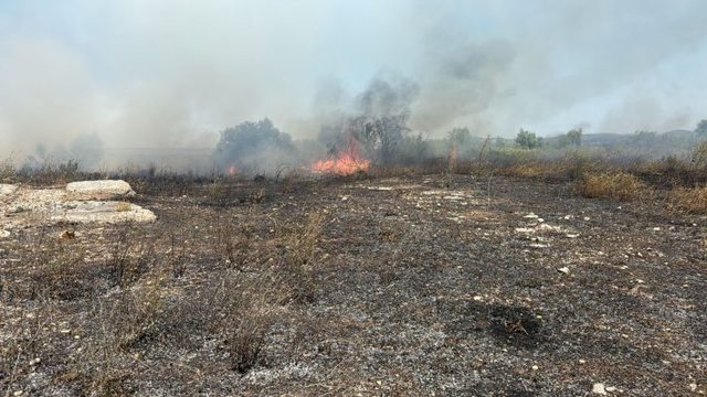 Fire in Zvërnec, flames endanger two hotels