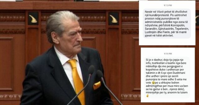 "Po i b&euml;het presion administrat&euml;s", Berisha nxjerr mesazhet: