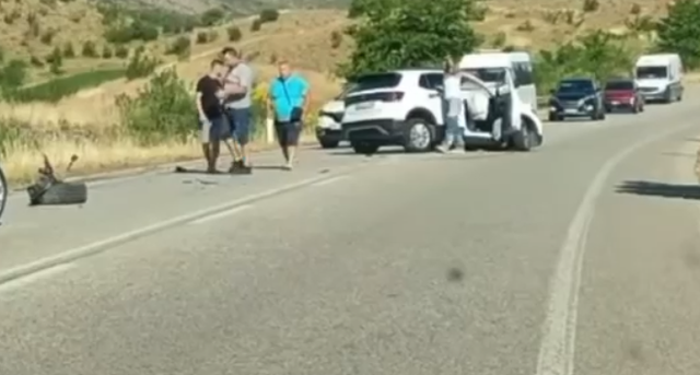Accident in Tepelena, three vehicles collide