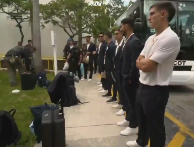 Uruguay national team under US scrutiny, checks with drug sniffing dogs and