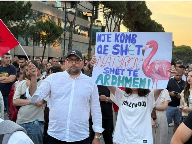 "Ne do na vije kapistall", pankartat pikante nga protesta
