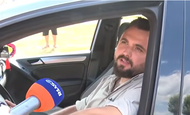 Over 30 hours away from Germany for the protest, the young man speaks: I