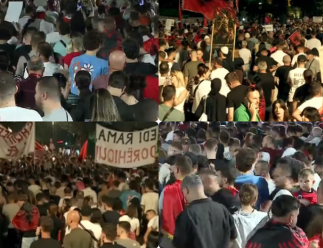 March in Tirana, citizens demand Rama's resignation: Down with the