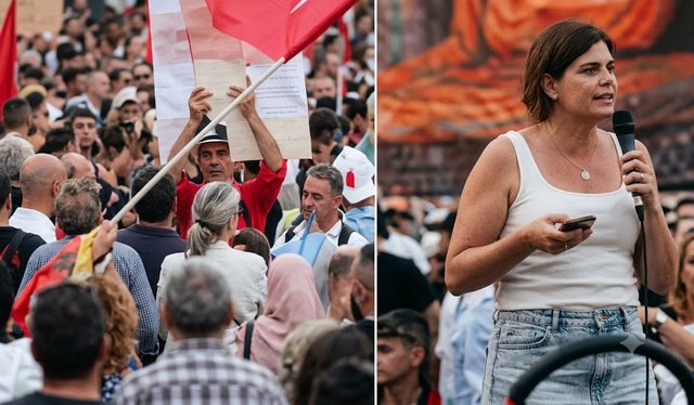 MEP speaks from the protest: It is right to stand up against corruption, you are